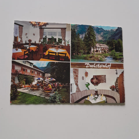 AK Obertraun. Gasthof Pension Dachsteinhof. Herta Höll.