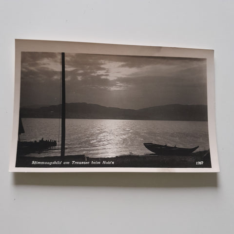 AK Stimmungsbild am Traunsee beim Hois'n.