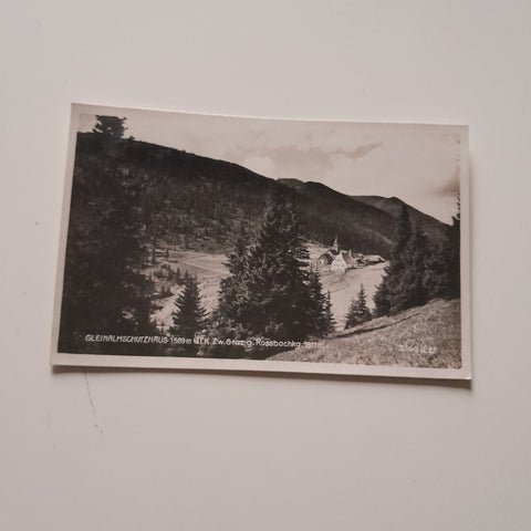 AK Gleinalmschutzhaus gegen Rossbachkogel.