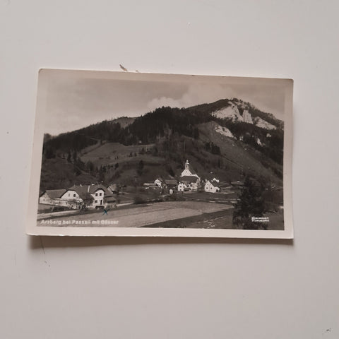 AK Arzberg bei Passail mit Gösser. (1953)