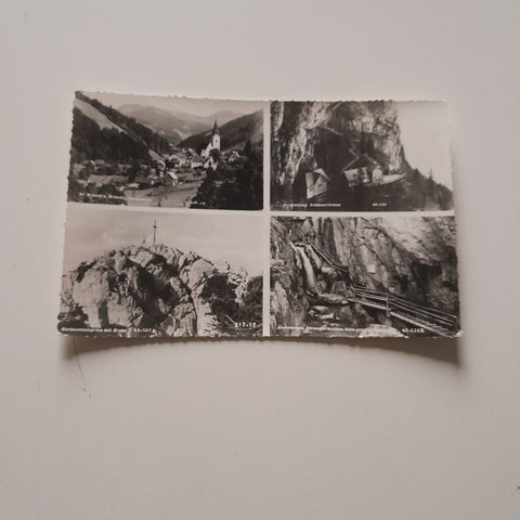 AK St. Erhard b. Mixnitz. Hochlantsch Schüsserlbrunn. Hochlantschspitze. Bärenschützklamm.