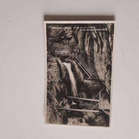 AK Hochlantsch Grazer Alpenklub-Steig in der Bärenschützschlucht.