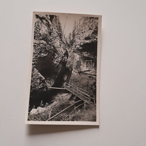 AK Der Grazer Alpenklubsteig in der Bärenschützschlucht am Hochlantsch.