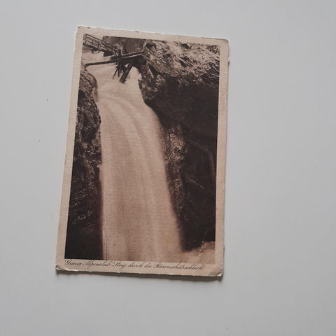 AK Grazer Alpenclub-Steig durch die Bärenschützklamm.