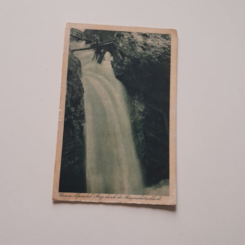 AK Grazer Alpenclub Steig durch die Bärenschützklamm.