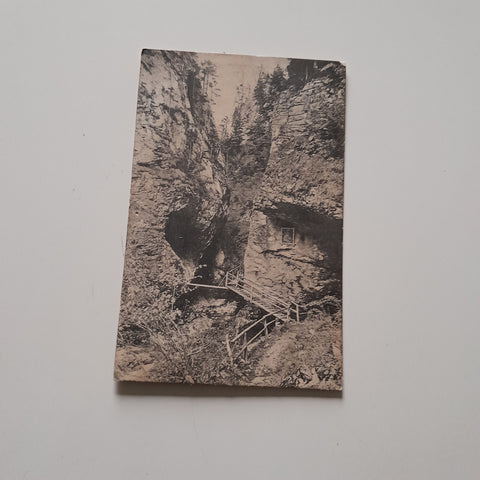 AK Der Grazer Alpenklub-Steig durch die Bärenschützklamm. (1911-12)