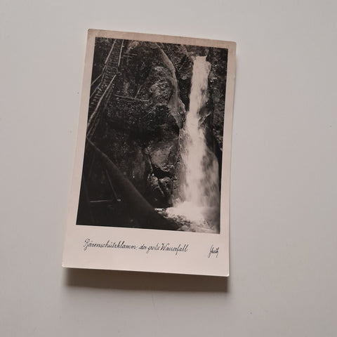 AK Bärenschützklamm der große Wasserfall.
