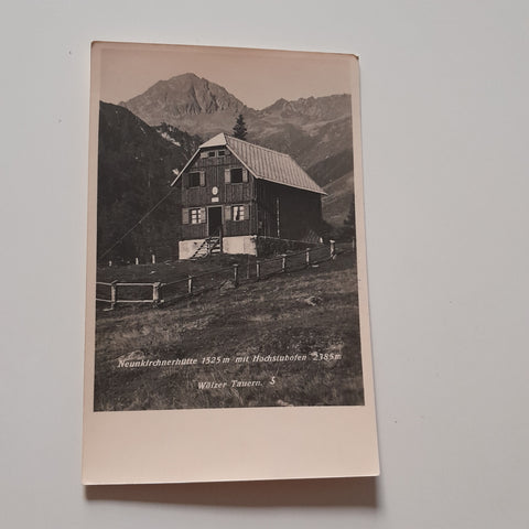 AK Neunkirchnerhütte mit Hochstubofen. Wölzer Tauern.
