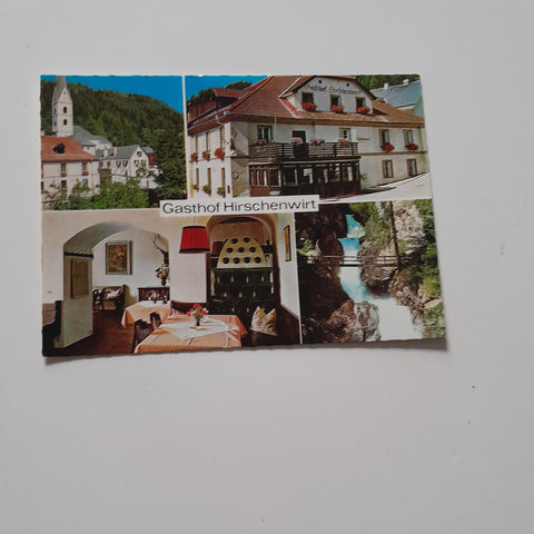AK Schöder 45. Gasthof Hirschenwirt. Anton Petzl.