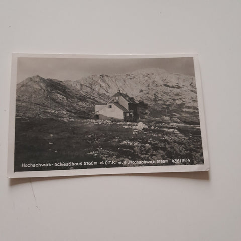AK Hochschwab. Schiestlhaus mit kl. Hochschwab.