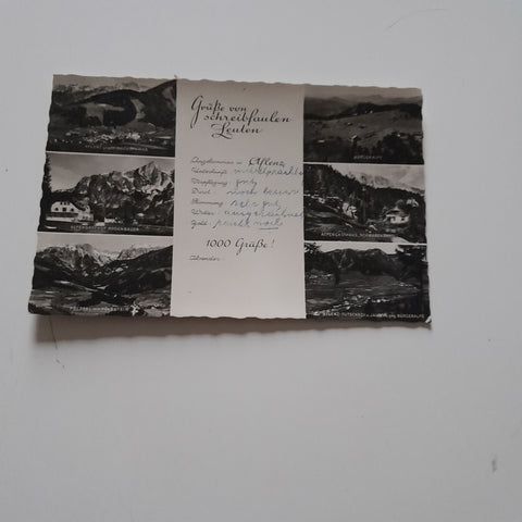 AK Aflenz. Grüße von schreibfaulen Leuten.