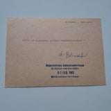 Postkarte Absender Sinabelkirchen, Arnold Pußwald an Steierm. Gebietskrankenkasse für Arbeiter und Angestellte.
