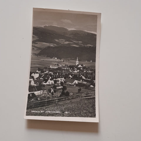 AK Obdach mit Zirbitzkogel. (1941)