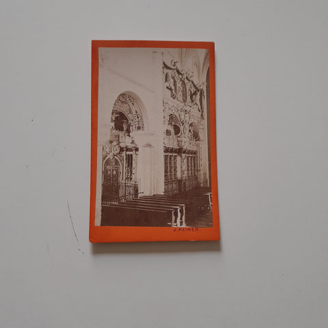 Hartkartonfoto Mausoleum in Seckau.