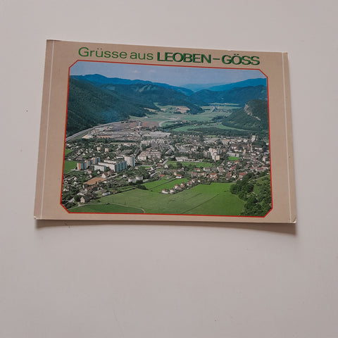 AK Grüsse aus Leoben - Göss.