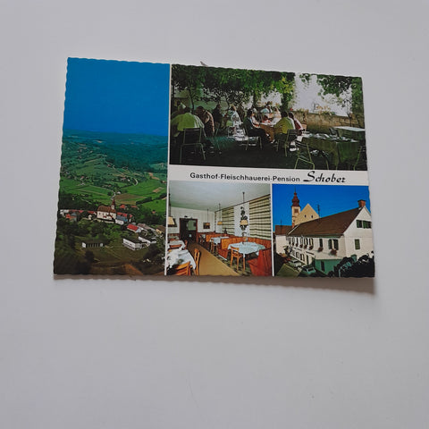 AK Trautmannsdorf. Gasthof Fleischhauerei Pension Schober.