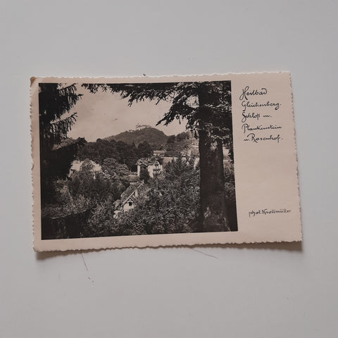 AK Heilbad Gleichenberg Schloß m. Plankenstein u. Rosenhof. (1941)