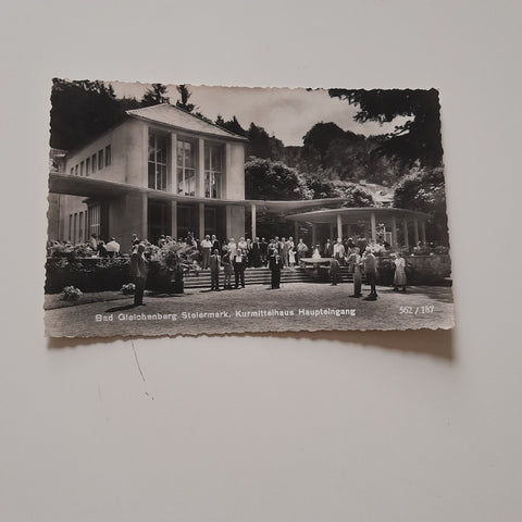 AK Bad Gleichenberg. Kurmittelhaus Haupteingang.