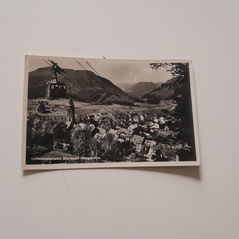AK Seilschwebebahn Mariazell Bürgeralpe.