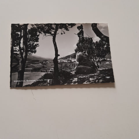 AK Mariazell. Erzherzog Johann Denkmal.