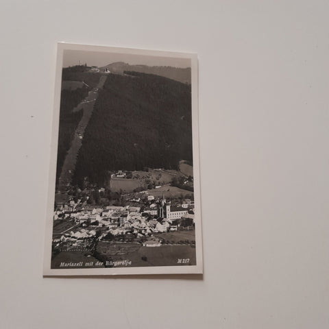 AK Mariazell mit der Bürgeralpe.