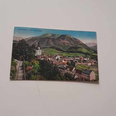 AK Mariazell von der Karolinenhöhe. (1918-19)