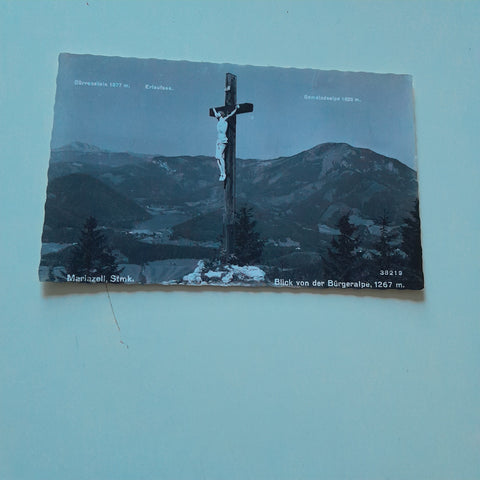 AK Mariazell. Blick von der Bürgeralpe.