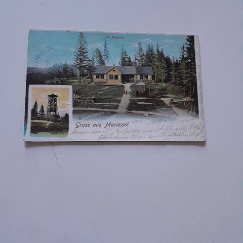 AK Gruss aus Mariazell. Am Bürgeralp.