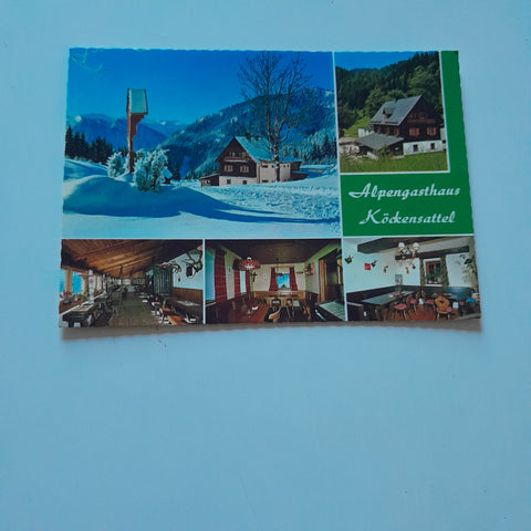 AK Alpengasthof Köckensattel Pächterin Monika Wohlmuth. Mariazell, St. Sebastian 120.