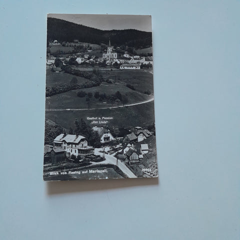 AK Blick von Rasing auf Mariazell. (1942)