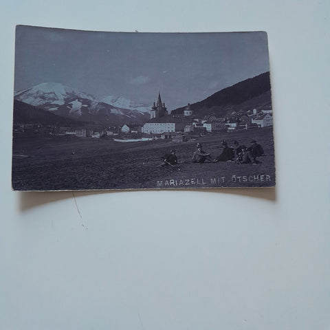AK Mariazell mit Ötscher.