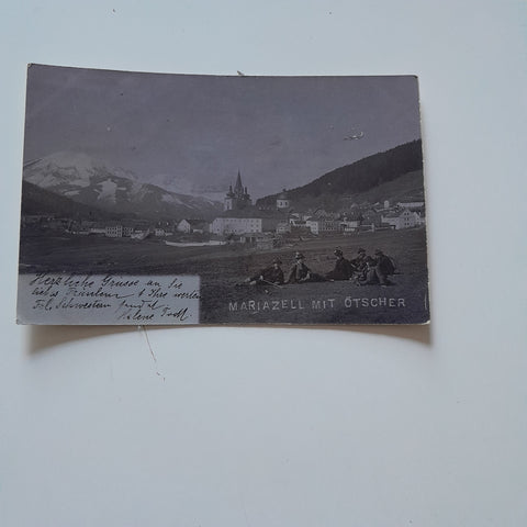 AK Mariazell mit Ötscher.