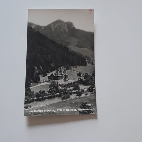 AK Jagdschloß Mürzsteg (1942)