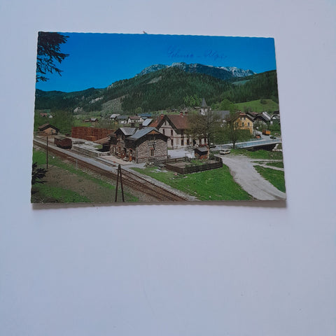 AK Kapellen an der Mürz. (Bahnhof)