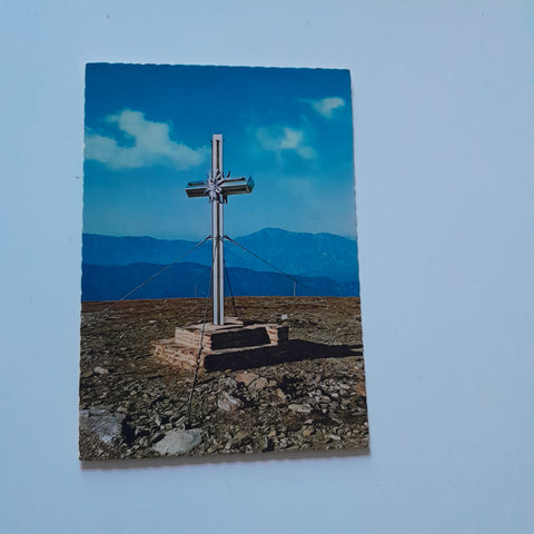 AK Gipfelkreuz am Stuhleck. Steinhaus.