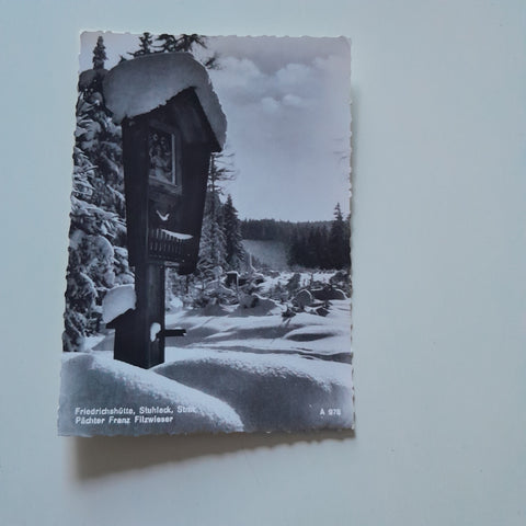 AK Friedrichshütte Stuhleck. Pächter Franz Filzwieser.