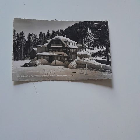 AK Alpengasthof Pfaffensattel. Paßhöhe.