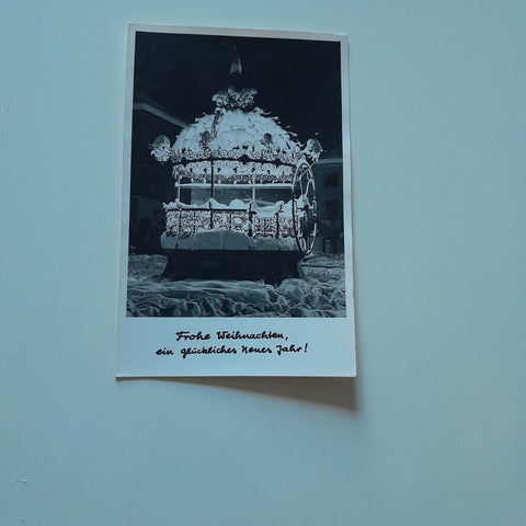 AK Bruck an der Mur. Schmiedeeiserner Brunnen. Winter.