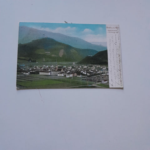 AK Bruck an der Mur. Gesamtansicht v. Dürnberge aus.