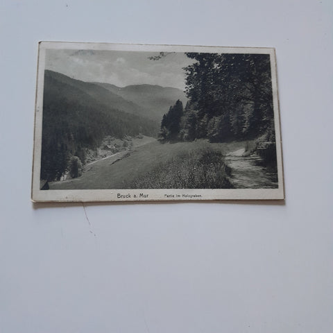 AK Bruck an der Mur. Partie im Holzgraben (1911)