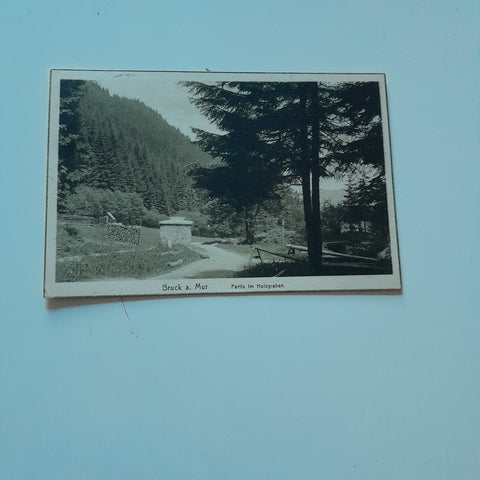AK Bruck an der Mur. Partie im Holzgraben (1911)