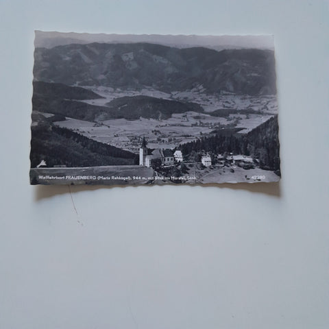 AK Frauenberg Maria Rehkogel mit Blick ins Mürztal.