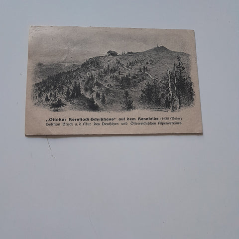 AK Ottokar Kernstock Schutzhaus auf dem Rennfelde. Sektion Bruck an der Mur des Deutschen und Österreichischen Alpenvereines.