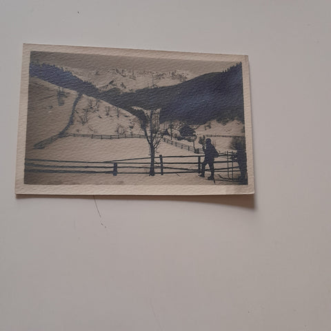 AK Motiv Hohe Veitsch. (auf Rückseite Hüttenstempel vom Graf Meran Haus)