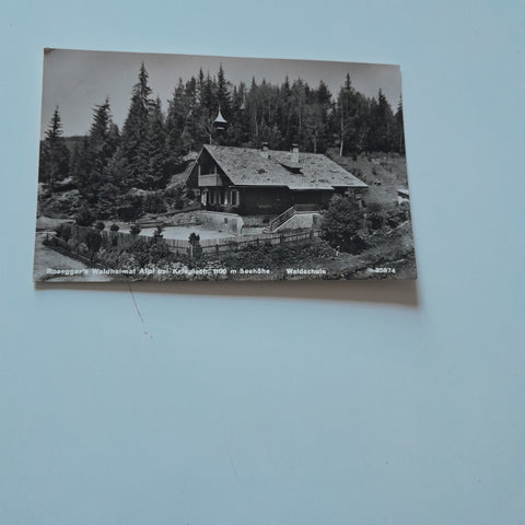 AK Rosegger's Waldheimat. Alpl bei Krieglach. Waldschule. (1939)
