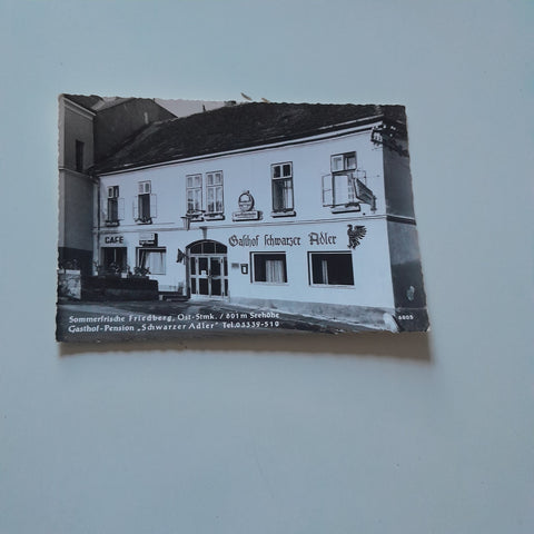 AK Friedberg. Gasthof Pension Schwarzer Adler.