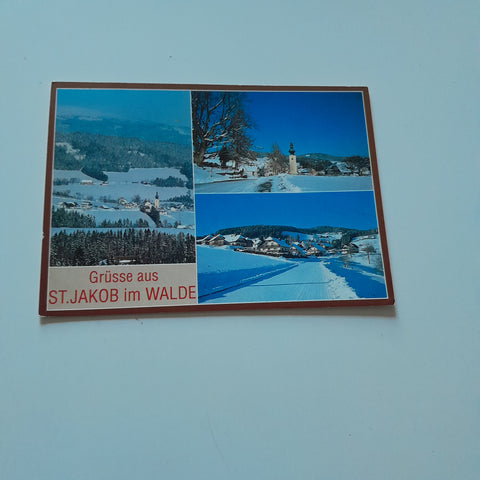 AK Grüße aus St. Jakob im Walde.