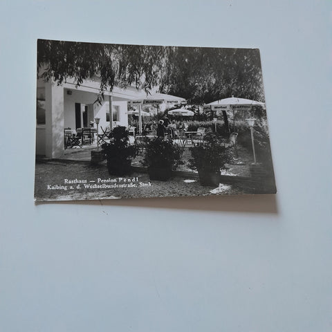 AK Kaibing. Wechselbundestraße. Rasthaus Pension Pendl.