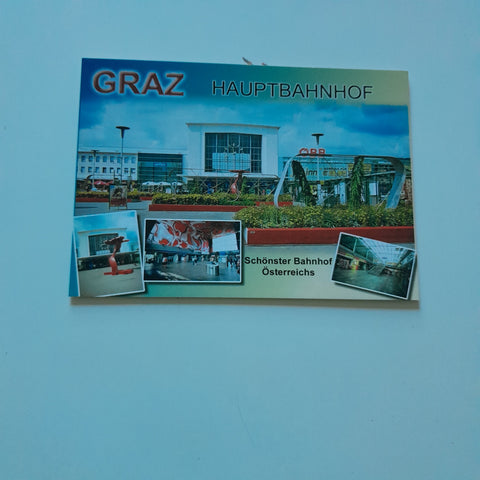 AK Graz. Hauptbahnhof.