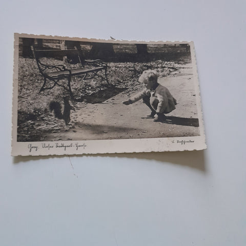 AK Graz. Unser Stadtpark-Hansi. (1935)